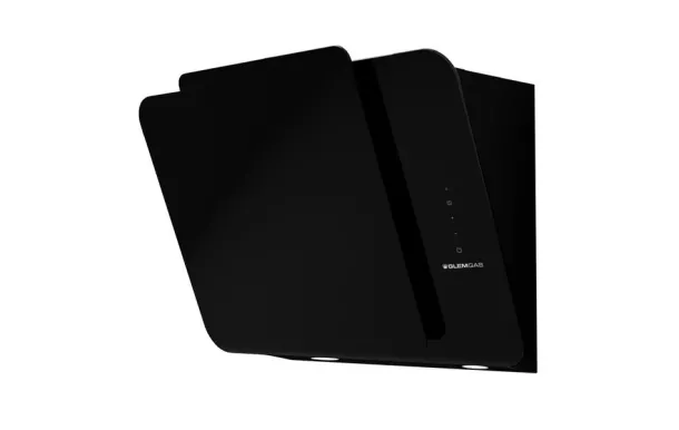 GLEM hotte décorative 80 cm noire 736 m3 GHW880BK