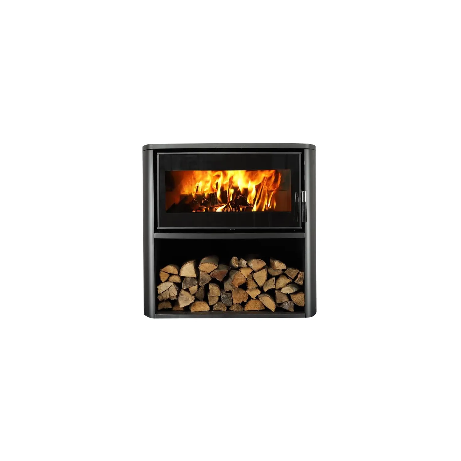 SUPRA Poele à bois 7 7 KW panoramique LASLOBUCHER