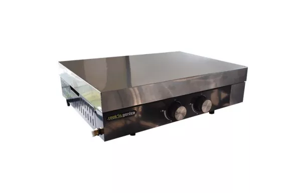 COOK IN GARDEN PLANCHA GAZ FINESTA 2B 61CM AVEC CAPOT 