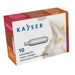 KAYSER Lot de 10 capsules pour siphon