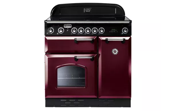 Cuisinière FALCON Classic 90 Induction Rouge / Chrome - CLA90EICY/C-EU