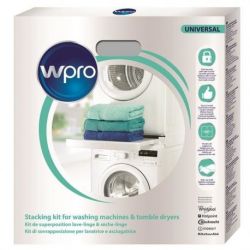 WPRO Kit de superposition pour lave linge et sèche linge frontaux SKS101