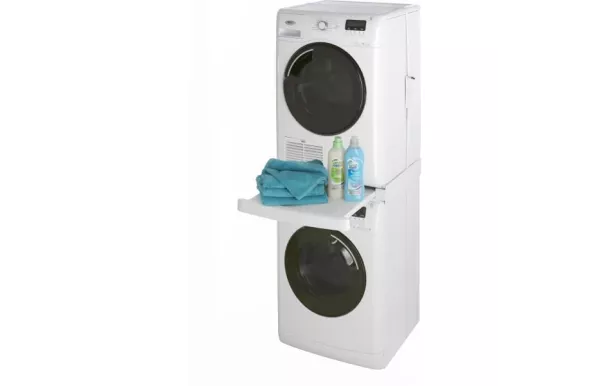 WPRO Kit de superposition pour lave linge et sèche linge frontaux SKS101