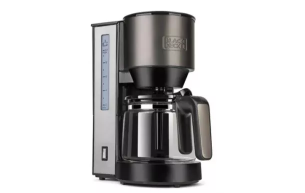 BLACK & DECKER Cafetière filtre 12 tasses noire - BXCO870E  avis moins cher