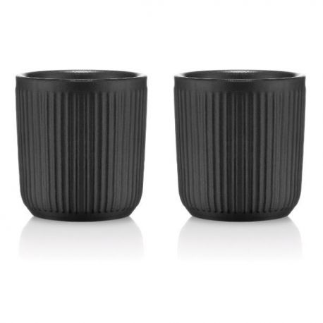 BODUM Set 2 tasses 10 cl Noires  Douro