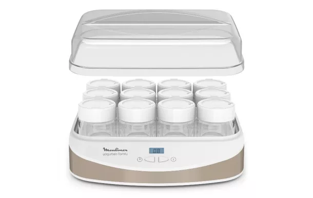 MOULINEX Yaourtière 12 pots - Yogurteo Family - YG233A10 avis moins cher