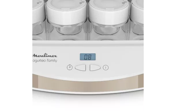 MOULINEX Yaourtière 12 pots - Yogurteo Family - YG233A10 avis moins cher