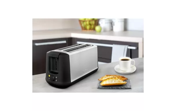 MOULINEX Grille-pain 2 fentes Inox - Subito Select - LS342D10