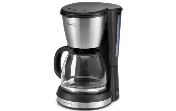 KITCHENCHEF Cafetière filtre 12 tasses Noire & Inox - KSMD250  avis moins cher