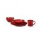 MEDARD DE NOBLAT Assiette plate Rouge Stone