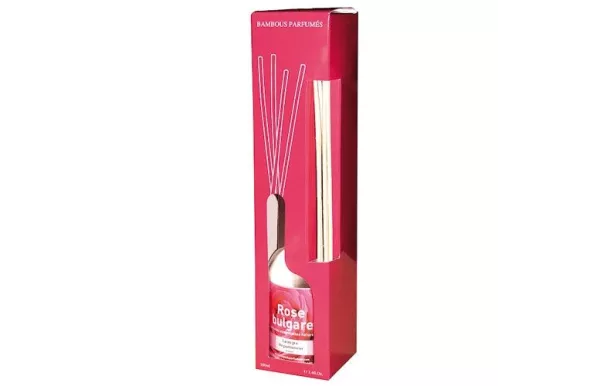LAMPE DU PARFUMEUR Brins de parfum bambou 100ml rose bulgare