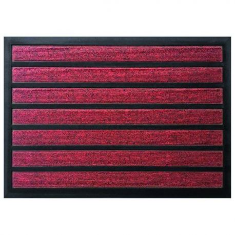 ID MAT Tapis Combi'absorbant Rouge 40 x 60 cm