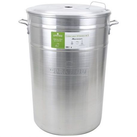 LE PRATIQUE Stérilisateur aluminium 90 litres 24 bocaux 7424