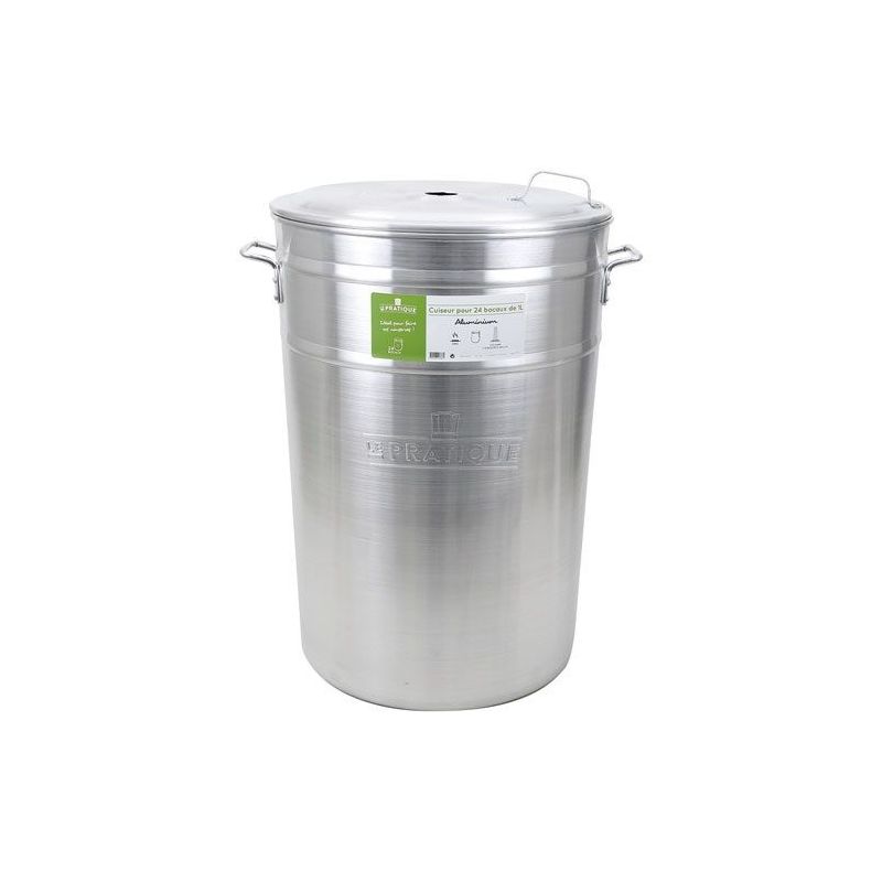 LE PRATIQUE Stérilisateur aluminium 90 litres 24 bocaux 7424