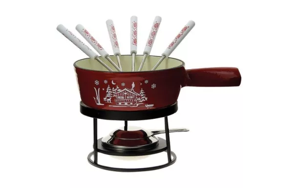 TABLE ET COOK Service à fondue - Chalet Rouge
