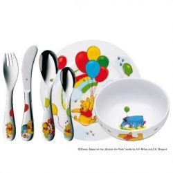 WMF Set vaisselle enfant 6 pièces Winnie l'Ourson