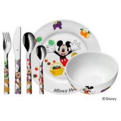 WMF Set vaisselle enfant 6 pièces - Mickey Mouse