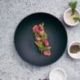 VILLEROY ET BOCH Assiette calotte 24 cm Noire Manufacture Rock