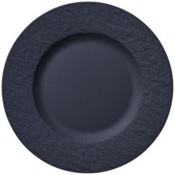 VILLEROY ET BOCH Assiette à dessert 22 cm Noire Manufacture Rock