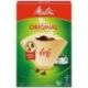 MELITTA Filtre cornet papier boite 40 brun 1x6