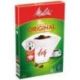 MELITTA Filtre cornet papier boite 40 - 1x4