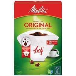 MELITTA Filtre cornet papier boite 80 1x4d