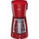 BOSCH Cafetière filtre 10/15 tasses Rouge - Compact Class - TKA3A034