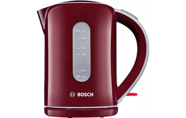 bouilloire bosch rouge 1,7 litres twk7604 avis moins cher