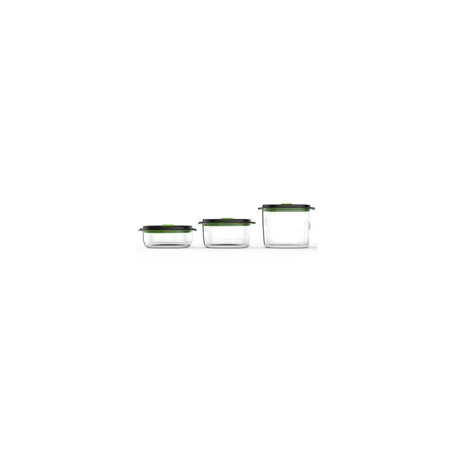 FOODSAVER Lot de 3 boîtes 0.7 L + 1.2 L + 1.8 L - Fraîcheur & Marinade
