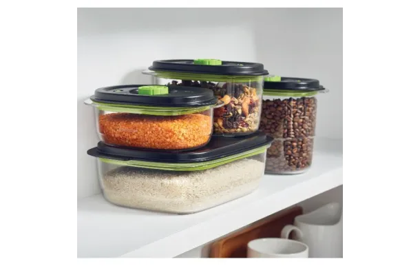 FOODSAVER Lot de 3 boîtes 0.7 L + 1.2 L + 1.8 L - Fraîcheur & Marinade avis moins cher