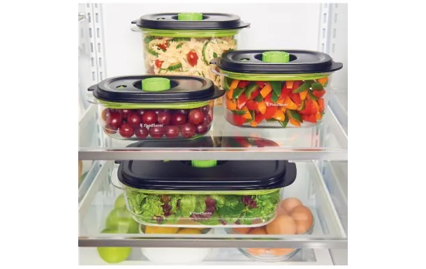 FOODSAVER Lot de 3 boîtes 0.7 L + 1.2 L + 1.8 L - Fraîcheur & Marinade avis moins cher