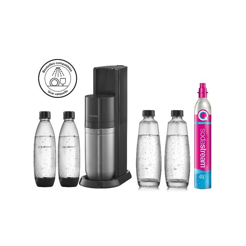 Accessoire machine à soda Sodastream BOUTEILLE X2 0,5 L BLANCHE ET