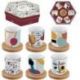 EASY LIFE Coffret 6 tasses à café Modernism Coffee Mania