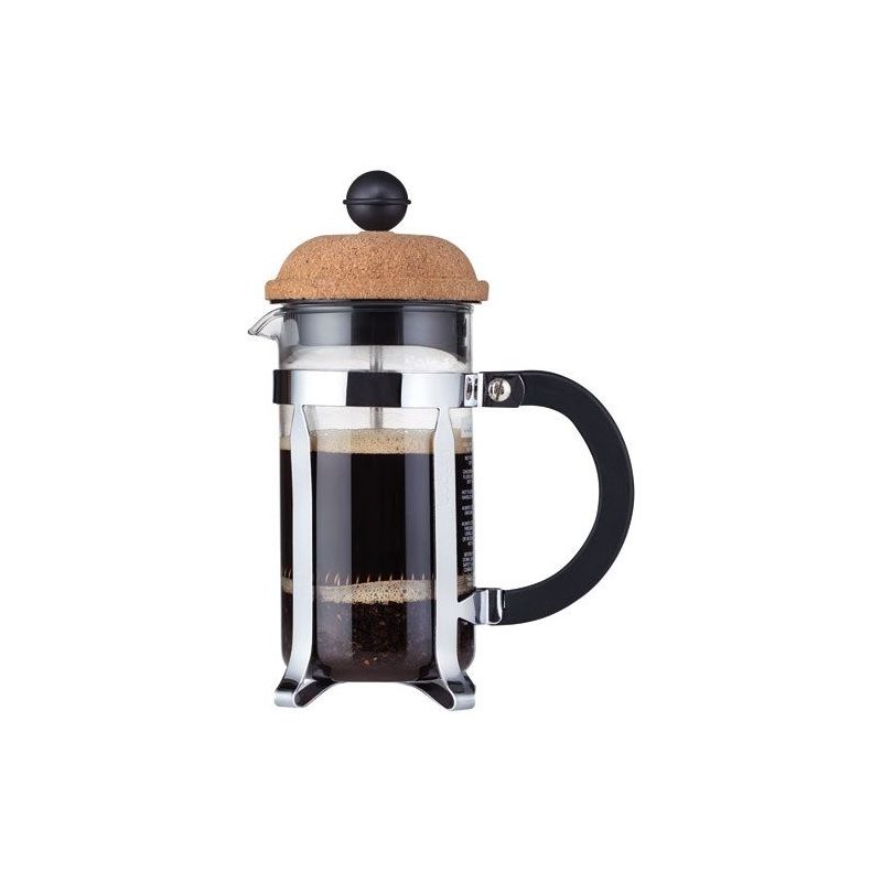 BODUM Cafetière à piston 3 tasses Inox & Liège - Chambord