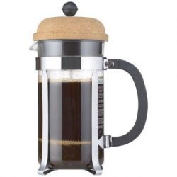 BODUM Cafetière à piston 8 tasses Inox & Liège - Chambord