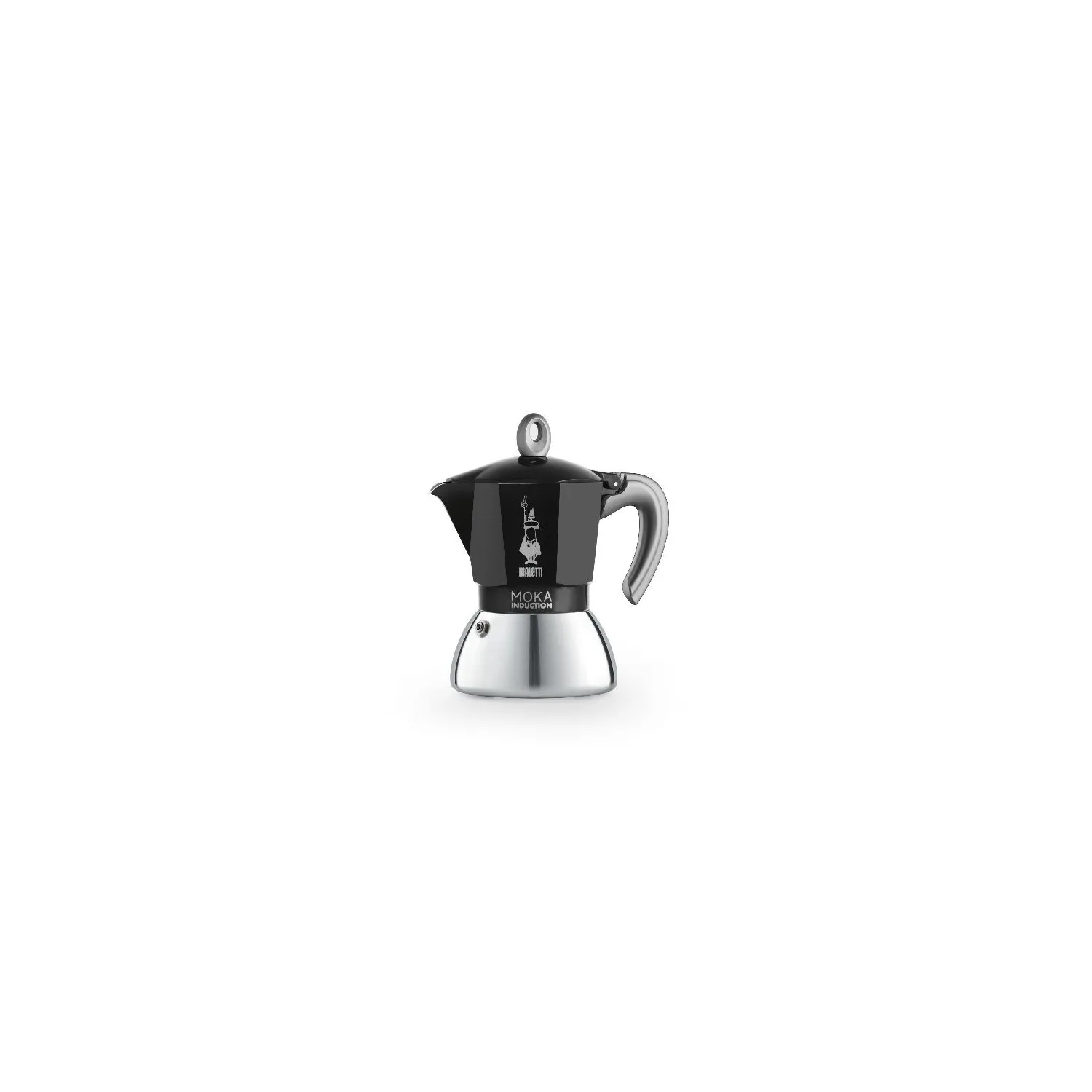 Cafetière italienne Moka Induction 4 tasses inox