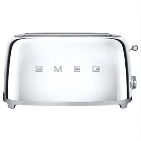 SMEG Toaster 4 tranches Chromé Années 50 - TSF02SSEU