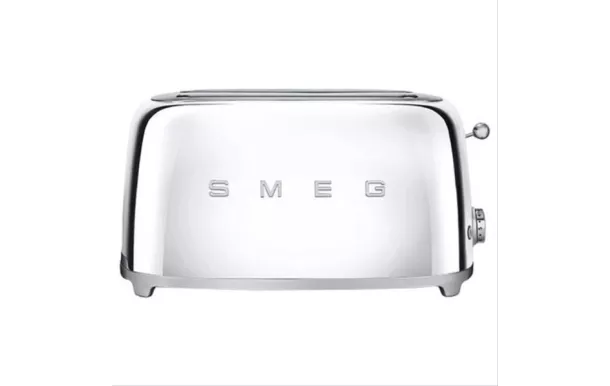 SMEG Toaster 4 tranches Chromé Années 50 - TSF02SSEU