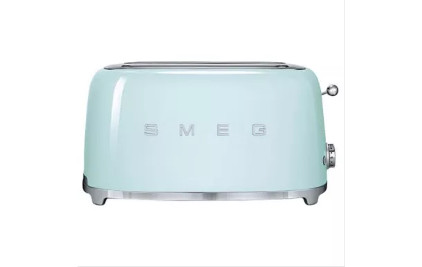SMEG Toaster 4 tranches Vert d'Eau Années 50 - TSF02PGEU