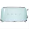 SMEG Toaster 4 tranches Vert d'Eau Années 50 - TSF02PGEU SMEG Toaster 4 tranches Vert d'Eau Années 50 - TSF02PGEU