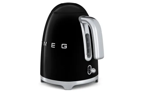 SMEG Bouilloire 1.7 L Noire Années 50 - KLF03BLEU