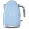SMEG Bouilloire 1,7 l bleu azur Années 50 - KLF03PBEU
