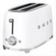 SMEG Toaster 4 tranches Blanc Brillant Années 50 - TSF02WHEU