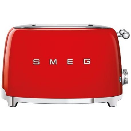 SMEG Toaster 4 tranches Rouge Années 50 - TSF03RDEU