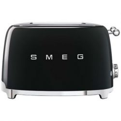 SMEG Toaster 4 tranches Noir - Années 50 - TSF03BLEU