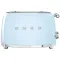 SMEG Toaster 4 tranches Bleu Azur Années 50 - TSF03PBEU