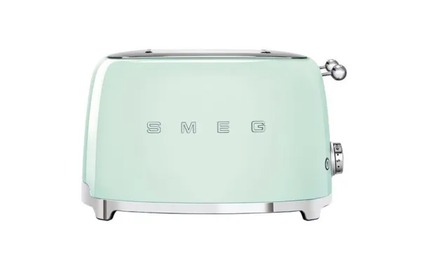 SMEG Toaster 4 tranches Vert d'Eau Années 50 - TSF03PGEU