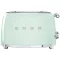 SMEG Toaster 4 tranches Vert d'Eau Années 50 - TSF03PGEU