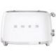 SMEG Toaster 4 tranches Blanc Mat Années 50 - TSF03WHEU