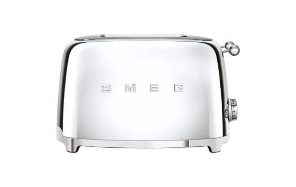 SMEG Toaster 4 tranches Chromé - Années 50 - TSF03SSEU avis moins cher